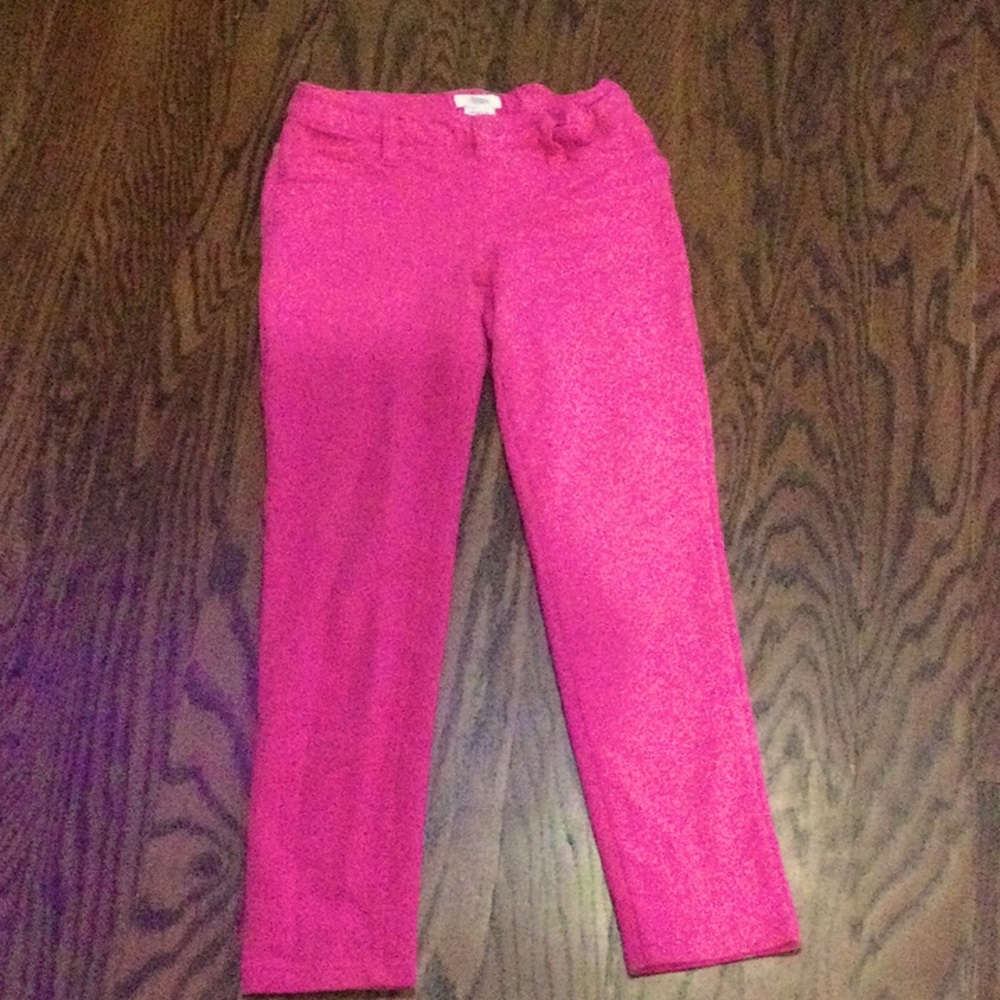 Girls hot pink pants